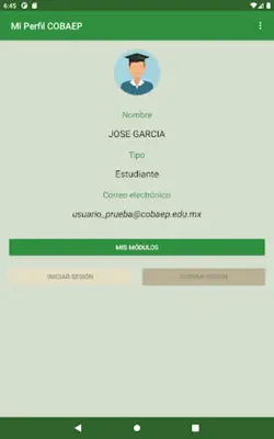 Móvil COBAEP Alumnos android App screenshot 13