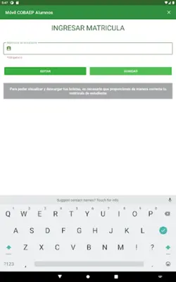 Móvil COBAEP Alumnos android App screenshot 5